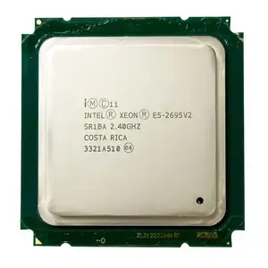 CPU เซิร์ฟเวอร์โปรเซสเซอร์ E5-2695 v2 E5-2697 V2 เซิร์ฟเวอร์ cpu 12 แกน 112W 2.4GHz เซิร์ฟเวอร์ cpu E5-2695 v2