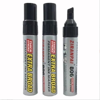 Stock 3 Couleurs Jumbo Rechargeable 10mm Burin Pointe Marqueur Permanent