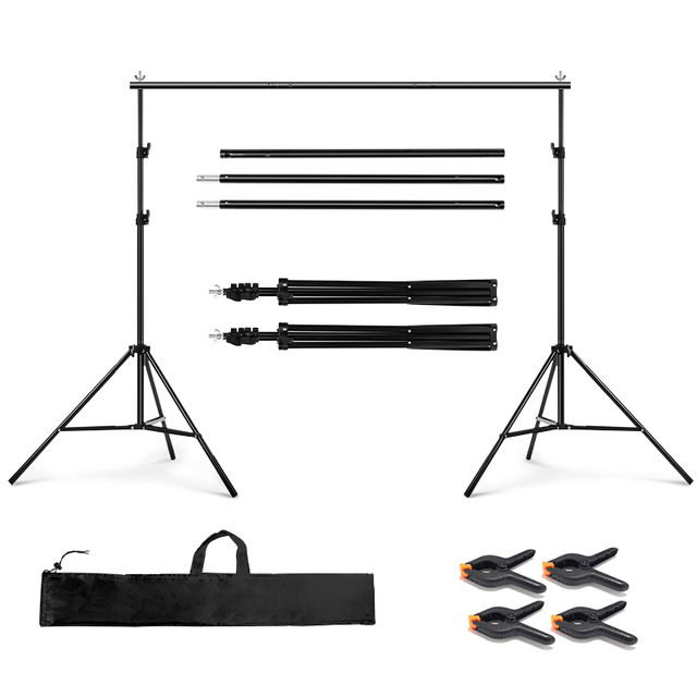 Photography Background Stand 2*2m Photo Studio Equipment Backdrop Support System With Carrying Bag