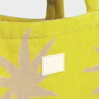 Bolsa de Playa de Gran Capacidad para Mujer, con Cierre Magnético, de Tela de Rizo, Bolsa de Mano de Tela de Toalla de Algodón para Mujer