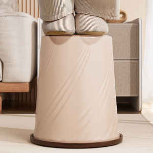 Poubelle cylindrique à anneau de pression épaissi de grande capacité, pour usage intérieur, pour salon, cuisine, chambre à coucher, dortoir, hôtel - Product Image 4