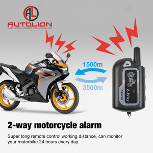 Kit <span class=keywords><strong>Alarm</strong></span> sepeda motor terbaru dengan Remote Control dua arah Sensor getaran tampilan LCD dan baterai bawaan untuk daya cadangan - Product Image 4