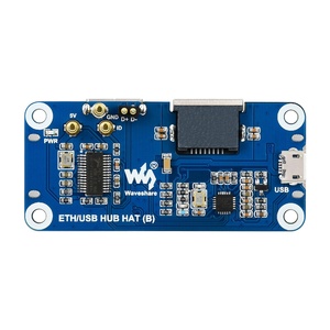 Weixue Raspberry Pi 4ª Generación, Placa de Expansión USB Hub Ethernet de 100 Mbps, HAT USB2.0 RJ45 Compatible con la Serie <span class=keywords><strong>Zero</strong></span> - Product Image 1