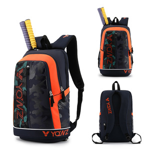 Mochila de Tenis Grande Personalizada de Nailon para Hombre y Mujer con Capacidad para 2 Raquetas y Espacio Separado para Zapatos para Pickleball y Bádminton - Product Image 6