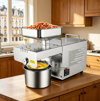 Presse à huile automatique MJ 356T pour usage domestique, pressage à froid et à chaud, olive, sésame, arachide, cacao, noix de coco - Petite entreprise