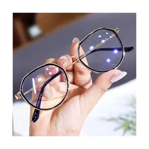 Kacamata Mode Anti Cahaya Biru Kacamata Bingkai Optik untuk Wanita