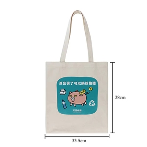 Bolsa de Lona Grande Personalizada de Fábrica con Bolsillo con Cremallera, Reutilizable, Reciclable, con Asas, para Supermercado, con Logotipo Impreso, Bolsa de Compras - Product Image 2