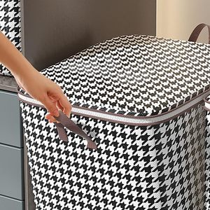 Grands sacs de rangement sac de rangement pour vêtements organisateurs de placard pliables conteneurs tissu placard stockage et organisation série - Product Image 4