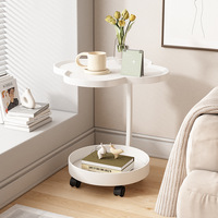 Table basse moderne en fer à double rangement, idéale pour le salon – Vente en gros usine de meubles pour la maison
