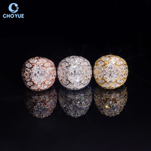 Nuevo Diseño de Joyería para Hombre, Anillo de Plata de Ley 925 con Diamantes Moissanite VVS, Anillo de Dedo Estilo Hip Hop con Incrustaciones de Moissanite - Product Image 3
