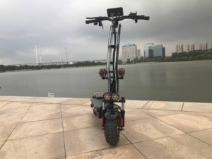 Trottinette électrique à double moteur avec siège, roues de 11 pouces, Liideway T9, tout-terrain, pour adultes - Product Image 5