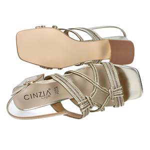 Sandalo con Tacco Morbido da Donna Cinzia Oro CN2022 - Product Image 6