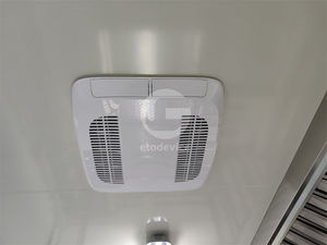 Remorque alimentaire noire de 16 pieds de long avec climatiseur sur le toit <span class=keywords><strong>Camion</strong></span> de nourriture commercial mobile à vendre - Product Image 5