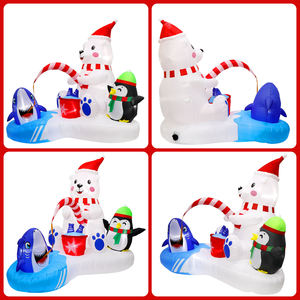 Décorations de <span class=keywords><strong>Noël</strong></span> gonflables OurWarm pour l'extérieur, ours polaire et <span class=keywords><strong>pingouin</strong></span>, décorations de jardin de <span class=keywords><strong>Noël</strong></span> gonflables - Product Image 5