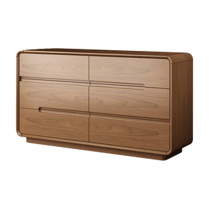 Lxyx New Modern Solid Oak 5 Drawer <b>Chest</b> Wall-Mounted Modular Durable <b>Storage</b> Cabinet Living Room Integrated <b>Large</b> Capacity - Product Image 5