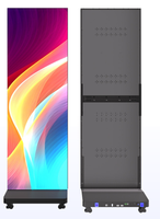 Écran d'affichage numérique pliable LED double face pour affiches avant et arrière