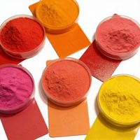 Revêtement en poudre polyester RAL avec un excellent pouvoir de nivellement, pulvérisation électrostatique pour pièces métalliques, peinture de meubles et revêtement plastique