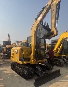 Excavadora usada de bajo consumo de combustible CAT 306E Excavadora de 6 toneladas de segunda mano Caterpillar adecuada para la construcción de jardines Mini máquina - Product Image 1