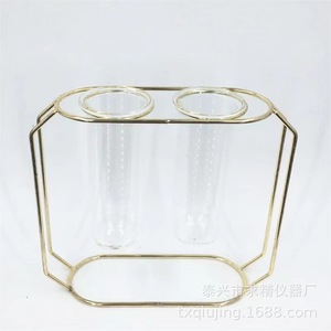 Seeking Excellence Glass Hydroponic Test Tubes 38mm Modern Minimalist Style For Home <b>Office</b> Desktop Decor - Product Image 2