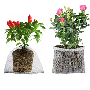 Paniers de protection des racines en acier inoxydable tricotés sur mesure, cages en maille pour plantes, installation facile, protection contre les taupes, les campagnols et les gophers - Product Image 1