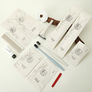 कस्टम डिस्पोजेबल लक्जरी इको फ्रेंडली होटल की आपूर्ति होटल सुविधाओं में बायोडिग्रेडेबल होटल सुविधाएं - Product Image 2