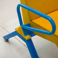 Banc public en métal de haute qualité pour enfants, aéroport, hôpital, gare, église, bureau, siège d'attente en acier