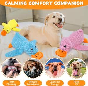 Nuovi arrivi giallo anatra Indoor poliestere PP cotone di lusso Pet <span class=keywords><strong>Dog</strong></span> movimento interattivo Chew cigolante giocattoli - Product Image 5