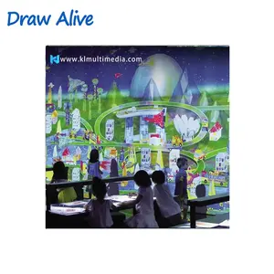 Draw Alive With Interactive Painting Projection And interactive projector games For Playground Digital Drawing Magic Wall Games