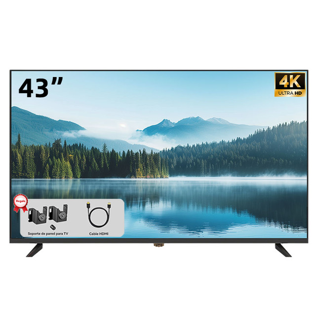 Custom Logo 43 Inch LED Smart Android TV 4K UHD WiFi Ultra Slim Frameless Bathroom TV Cheap Wholesale Price