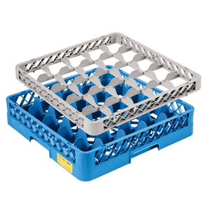 Horeca <span class=keywords><strong>16</strong></span> Bölmeli Bardak Kurutma Rafı Taşıma Rafları Cam Otel Malzemeleri PP Bardak Rafı - Product Image 5