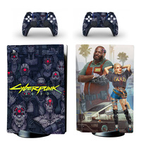 P5 Skin Console et Controller Wrap Vinyl Cover Decal Skins Wraps pour PlayStation 5 PS5 Disc Version CD-ROM Version Stickers