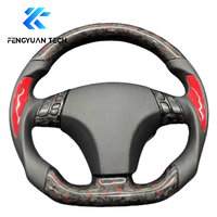 Setir Mobil Kulit Asli Serat Karbon Forged untuk Mazda 3 6 5 8 BL GH GG GY CX7 CX30 CX5 RX8 RX7 2003 2015