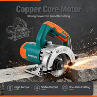 Coupe-marbre électrique industriel robuste 1250W, machine à découper la pierre avec rail de guidage, pour carrelage, granit, usage professionnel et DIY