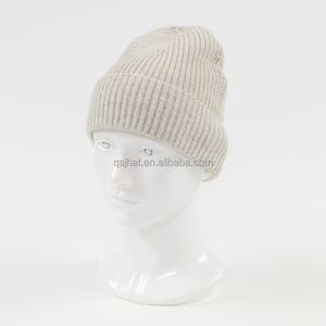 Berretto Unisex personalizzato con Logo 100% in lana con risvolto in tinta unita berretto caldo da uomo - Product Image 5