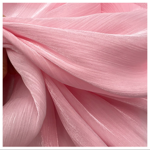 Tessuto in Organza Crepe 100% poliestere trasparente lucido traspirante per <span class=keywords><strong>abbigliamento</strong></span> donna - Product Image 2