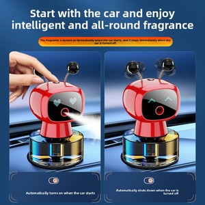 <span class=keywords><strong>Robot</strong></span> Inteligente para Coche con Fragancia, Purificador de Aire, Humidificador, Aroma Floral, Eliminador de Olores - Product Image 5
