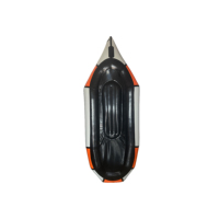 Packraft gonflable ultraléger de haute qualité pour eaux vives avec plancher surélevé intégré et spraydeck