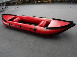 Qingdao Haohai 2.1-4m Kayak de pêche bateau gonflable <span class=keywords><strong>à</strong></span> moteur Kayak <span class=keywords><strong>à</strong></span> <span class=keywords><strong>pédale</strong></span> unique pour 2 personnes PVC coque <span class=keywords><strong>canoë</strong></span> pour la dérive - Product Image 4