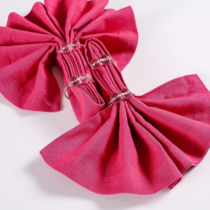 Serviettes en lin de qualité supérieure faites à la main 100% coton pour des repas luxueux et la perfection d'événements - Product Image 6