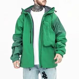 Winter Custom Men's Bubble Jacket Puffer Coat Top quality Lightweight Zipper up hooded puffer jackets