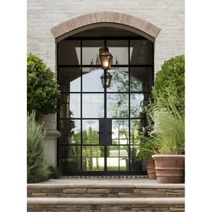 Portes d'entrée <span class=keywords><strong>avant</strong></span> en acier trempé de sécurité de haute qualité Portes en lron forgé <span class=keywords><strong>antirouille</strong></span> pour maisons Porte de jardin - Product Image 2