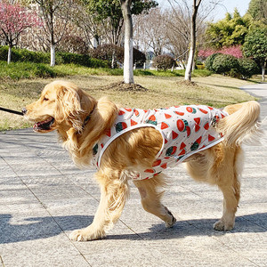 3XL ~ 8XL Chemise pour <span class=keywords><strong>chien</strong></span> pastèque Gilet sans manches Summer Thin Style Medium Large Dogs - Product Image 1