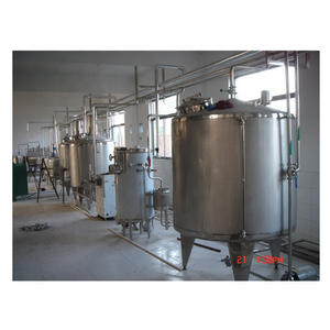 Ligne de production de lait UHT, machine de fabrication de lait en boîte aseptique, machine de traitement du lait UHT en boîte aseptique, lait pasteurisé - Product Image 1