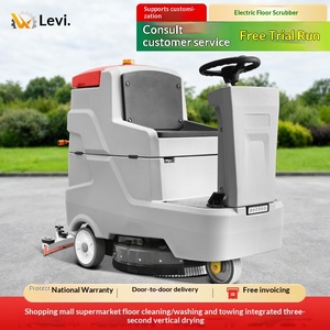 Commercial floor scrubber, scrubbing machine, warehouse floor scrubber, industrial floor scrubber, mall mopping machine cleaning - Product Image 1