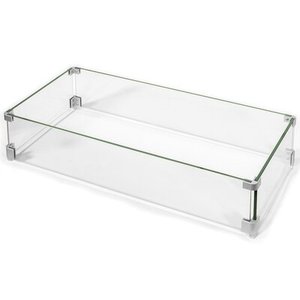 Glass Wind <strong>Guards</strong> for Gas <strong>Fire</strong> Pits - Product Image 6