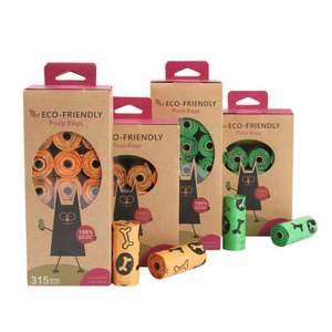 ถุงเก็บอุจจาระสุนัขแบบยั่งยืนสำหรับการเดินเล่นประจำวัน ถุงขยะสัตว์เลี้ยงแบบย่อยสลายได้ ผู้ผลิต OEM - Product Image 1