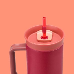 Fashion <b>Christmas</b> Gift 40oz Stainless Steel Tumbler Leakproof Lid Double Wall Vacuum Insulated Travel <b>Straw</b> Handgrip American - Product Image 2
