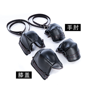 Chiot jouer chien esclave ramper genou coude formation Bondage Cosplay ensemble jeux pour adultes esclave <span class=keywords><strong>jeu</strong></span> de rôle pour les Couples - Product Image 2