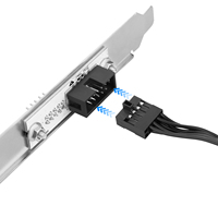 Placa base RGEEK, interruptor de alimentación externo, HDD, LED, botón de Reinicio, extensión, Cable de alimentación para carcasa de PC, chasis, deflector PCI