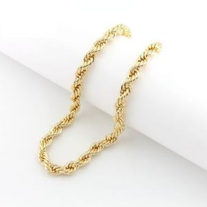 Cadena de Acero Inoxidable Plateada y de Oro Sólido de 18k, Moderna, Duradera y Resistente a la Decoloración, para Hombres y Niños - Product Image 3